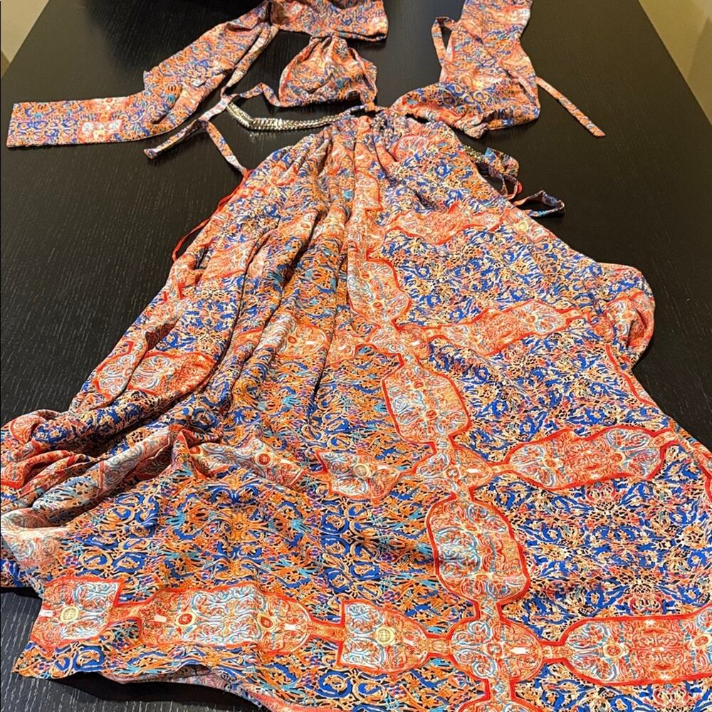 Hot Miami Styles Paisley Print Dress